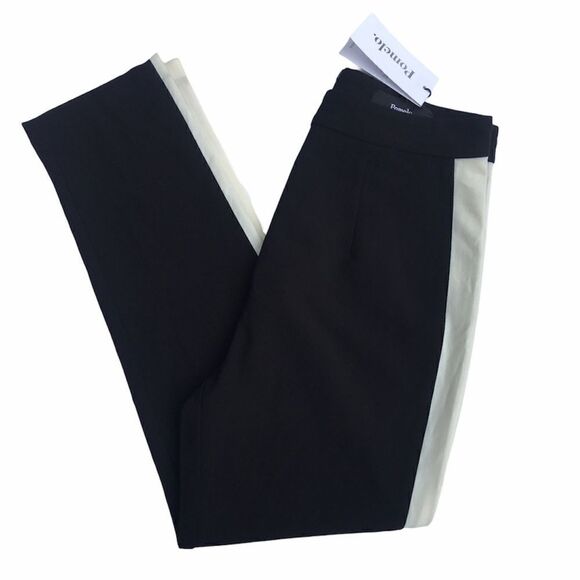 Pomelo High Waist Side Stripe Trouser Athleisure Pants - Picture 4 of 10